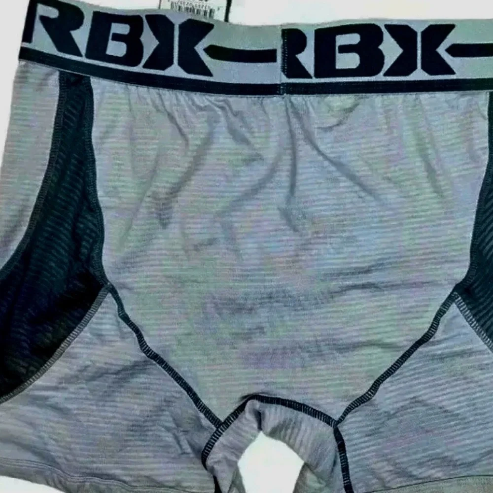 RBX Gray Compression Boxer Briefs for Men - Picture 7 of 7